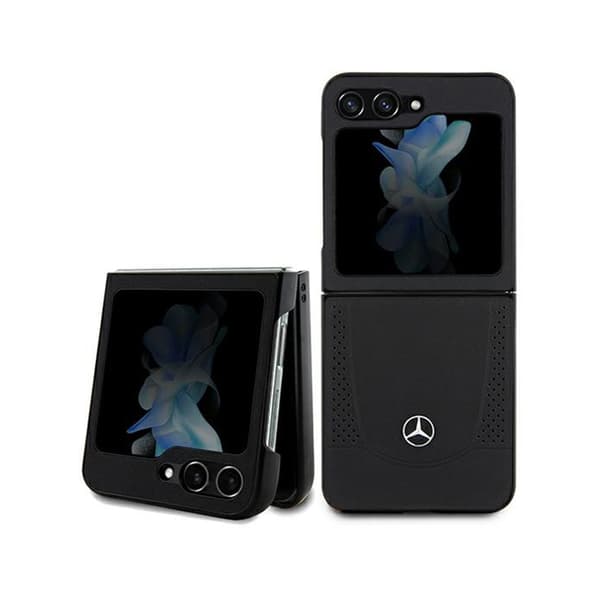 Mercedes Leather Urban Line - Samsung Z Flip 5 -kotelo (musta)