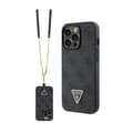 Miniatyrbillede 1 af 9: Guess Crossbody 4G metallogo - iPhone 13 Pro-cover (sort)