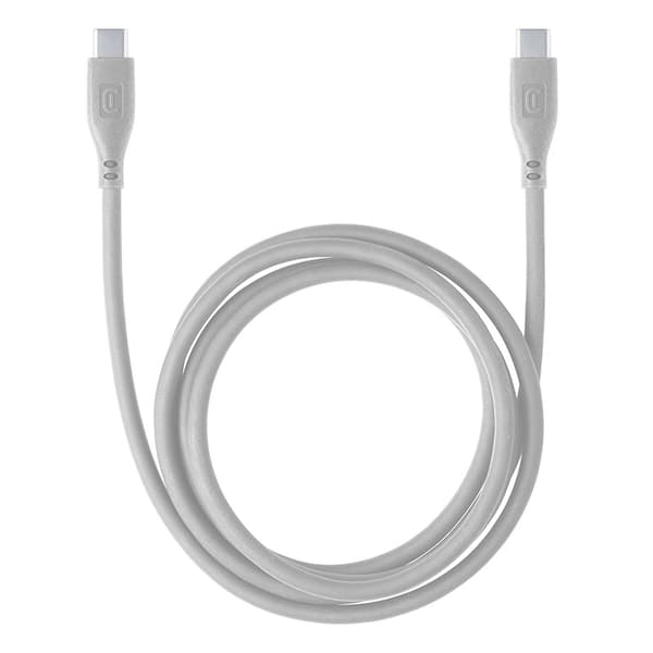 Cellularline blødt kabel - USB-C til USB-C-kabel 1,2 m (grå)