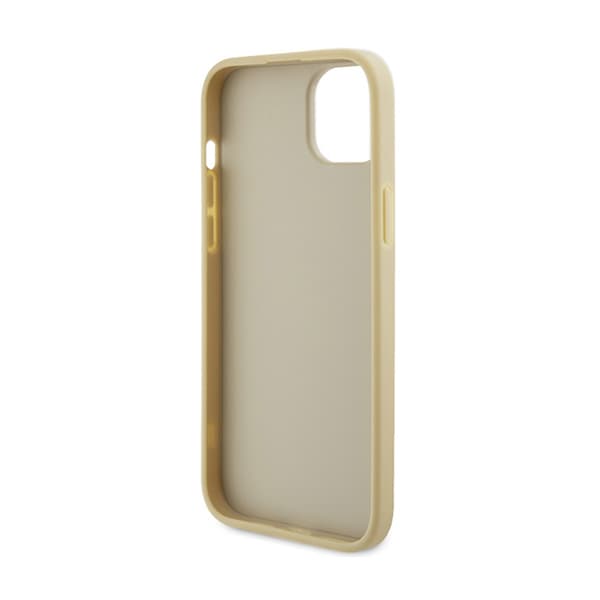 Guess 4G Strass Metal Logo - iPhone 15 -kotelo (kulta)