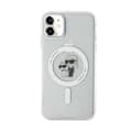 Miniatyrbillede 3 af 8: Karl Lagerfeld Karl & Choupette Glitter MagSafe - iPhone 11 etui (gennemsigtig)