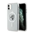 Miniatyrbillede 1 af 8: Karl Lagerfeld Karl & Choupette Glitter MagSafe - iPhone 11 etui (gennemsigtig)
