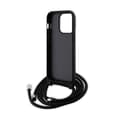 Pikkukuva 6 / 7: Karl Lagerfeld Crossbody Saffiano Metal Pin Karl & Choupette - iPhone 13 Pro -kotelo (musta)