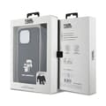 Pikkukuva 7 / 7: Karl Lagerfeld Crossbody Saffiano Metal Pin Karl & Choupette - iPhone 13 Pro -kotelo (musta)