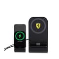 Miniatyrbillede 2 af 3: Ferrari MagSafe bordoplader med stativ - MagSafe 15W induktiv oplader til skrivebord (sort)