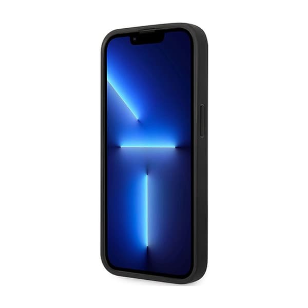 BMW Læder Quiltet - iPhone 14 Pro etui (sort)