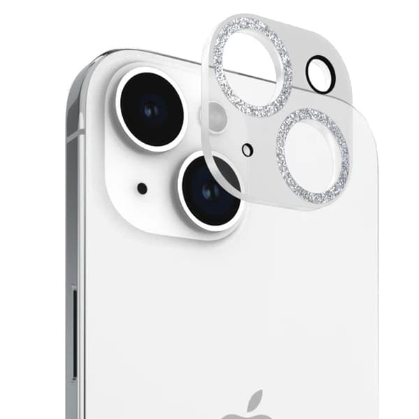 Case-Mate Sparkle Lens Protector - Beskyttelsesglas til iPhone 15 / iPhone 15 Plus kamera (Twinkle)