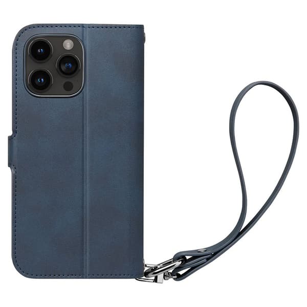 Spigen Wallet S Pro - Cover til iPhone 15 Pro (Navy)