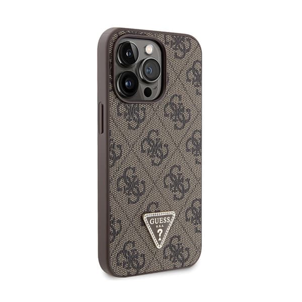 Guess Crossbody 4G metallogo - iPhone 13 Pro-cover (brun)