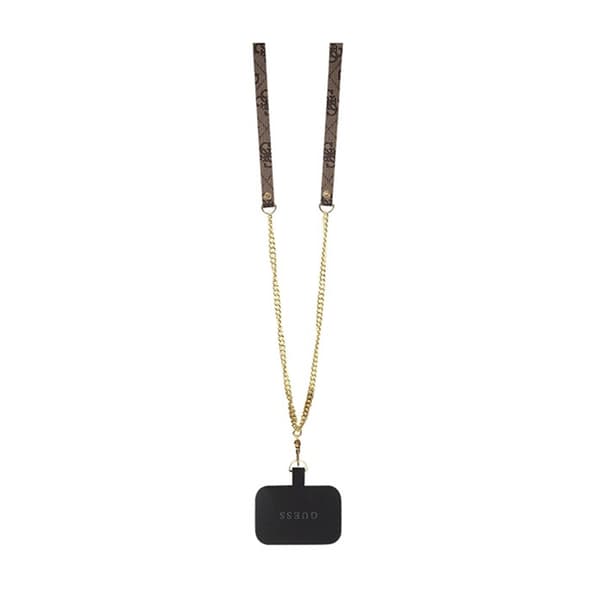 Guess Crossbody 4G metallogo - iPhone 13 Pro-cover (brun)