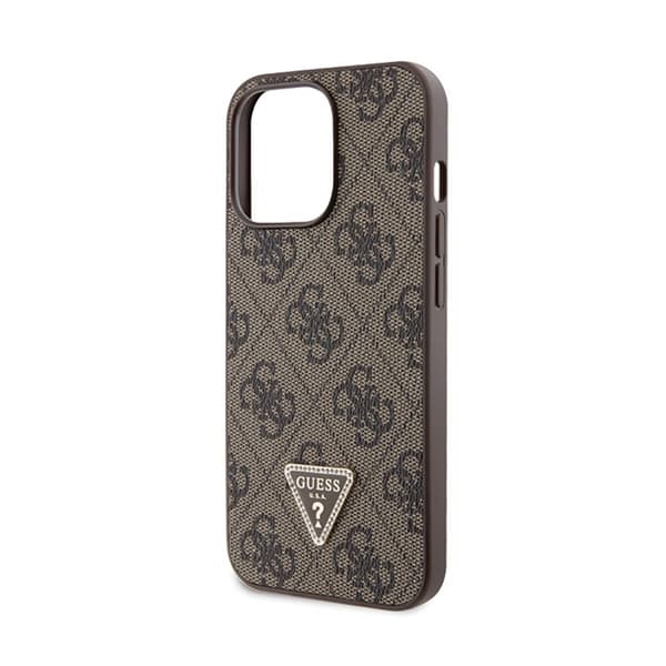 Guess Crossbody 4G metallogo - iPhone 13 Pro-cover (brun)
