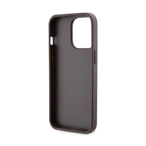 Guess Crossbody 4G metallogo - iPhone 13 Pro-cover (brun)