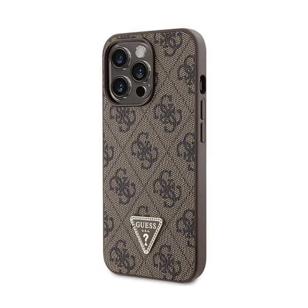 Guess Crossbody 4G metallogo - iPhone 13 Pro-cover (brun)