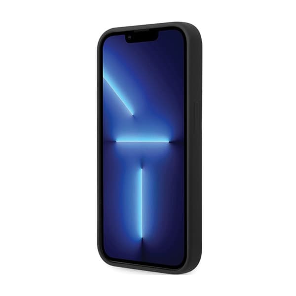 BMW Signature Liquid Silicone MagSafe - iPhone 14 Pro -kotelo (musta)