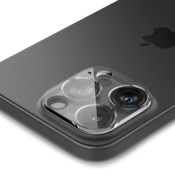 Spigen Optik.TR kamerasuoja - linssin suojalasi iPhone 15 Pro / 15 Pro Max / iPhone 14 Pro / 14 Pro Max (2 kpl) (läpinäkyvä)