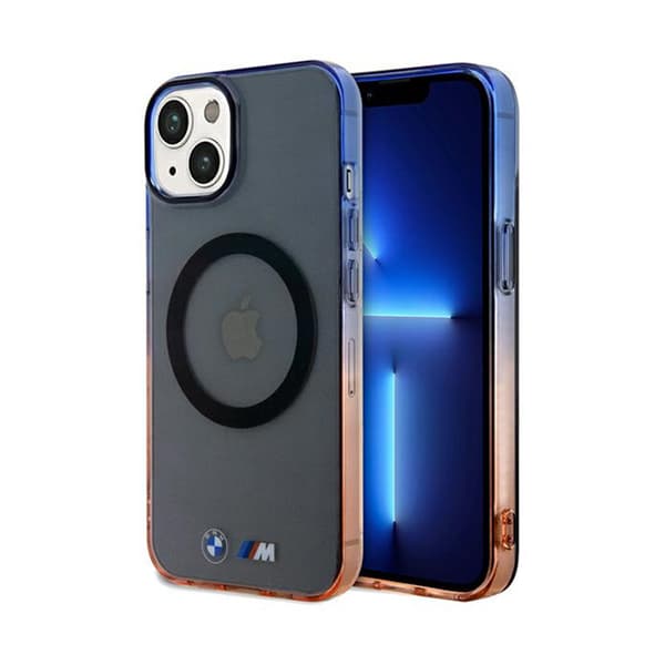 BMW Gradient Bumper MagSafe - iPhone 15 -kotelo (harmaa)