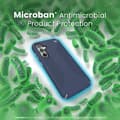 Miniatyrbild 4 av 10: Speck Presidio2 Grip - Samsung Galaxy S23 FE-fodral (kustblå/svart/vit)