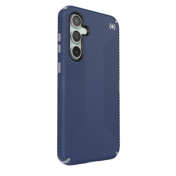 Speck Presidio2 Grip - Samsung Galaxy S23 FE-fodral (kustblå/svart/vit)