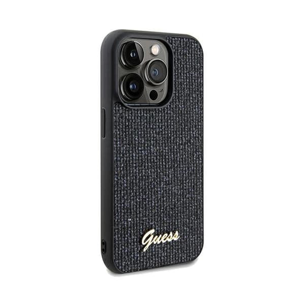 Guess Disco Metal Script - iPhone 13 Pro-cover (sort)