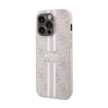 Pikkukuva 2 / 8: Guess 4G Printed Stripes MagSafe - iPhone 15 Pro -kotelo (vaaleanpunainen)