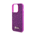 Miniatyrbillede 6 af 8: Guess Disco Metal Script - iPhone 14 Pro-cover (fuchsia)