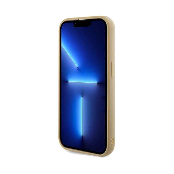 Guess Disco Metal Script - iPhone 14 Pro etui (guld)