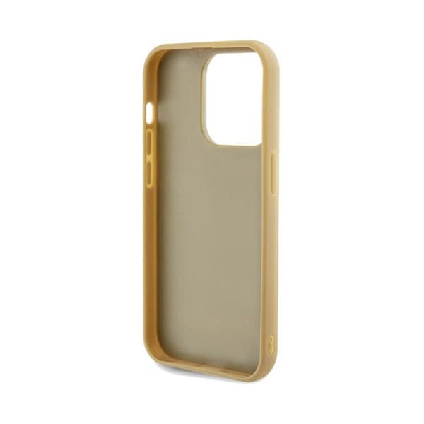 Guess Disco Metal Script - iPhone 14 Pro etui (guld)