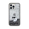 Pikkukuva 3 / 8: Karl Lagerfeld Liquid Glitter Choupette - iPhone 13 Pro -kotelo (läpinäkyvä)