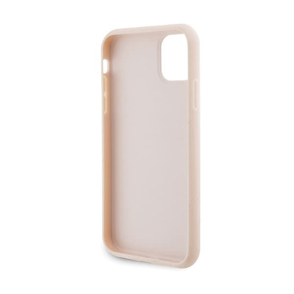 Karl Lagerfeld Quilted K-mönster - iPhone 11-fodral (rosa)