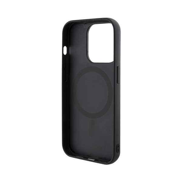 Guess GCube Stripes MagSafe - iPhone 15 Pro etui (sort)