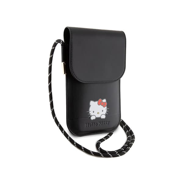 Hello Kitty Læder Daydreaming Cord - Crossbody telefontaske (sort)
