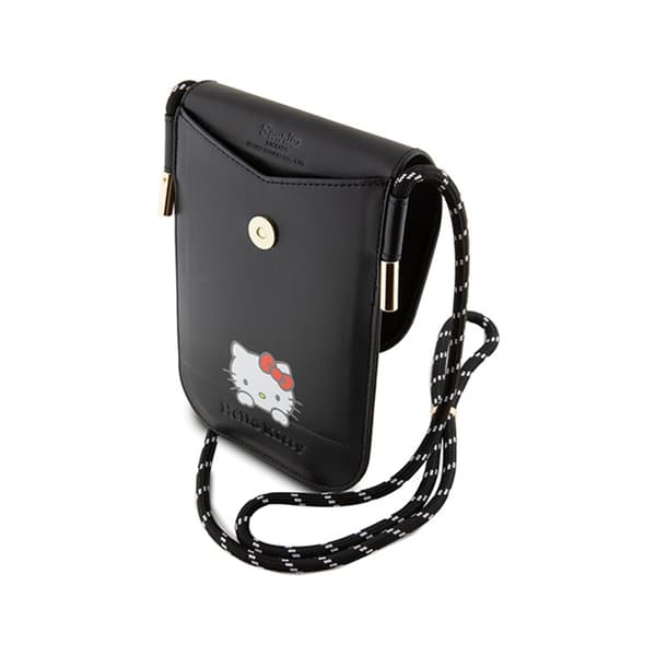 Hello Kitty Læder Daydreaming Cord - Crossbody telefontaske (sort)