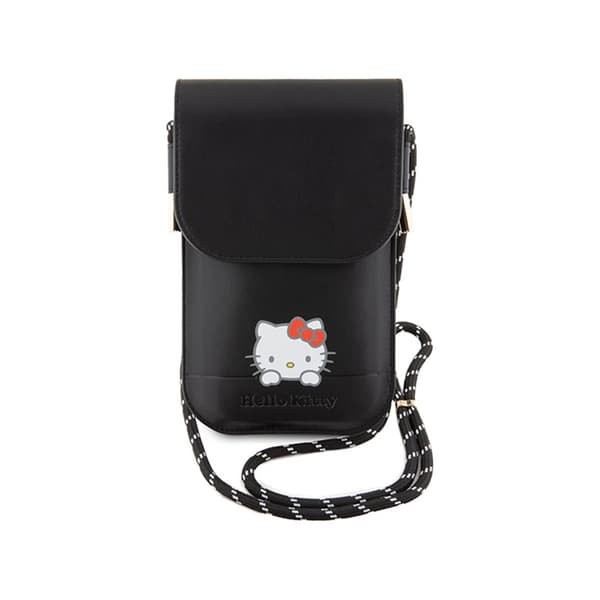 Hello Kitty Læder Daydreaming Cord - Crossbody telefontaske (sort)