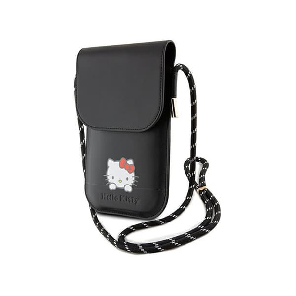 Hello Kitty Læder Daydreaming Cord - Crossbody telefontaske (sort)