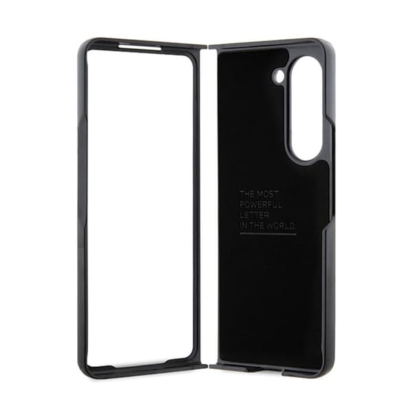BMW Leather Carbon - Samsung Galaxy Z Fold 5 -kotelo (musta)