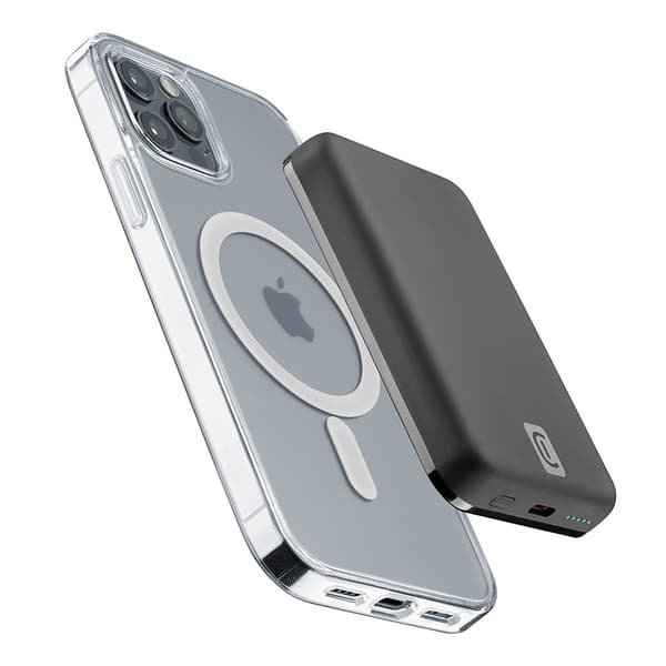 Cellularline MAG 5000 - Induktionsströmbank 5000mAh 7,5W MagSafe (svart)