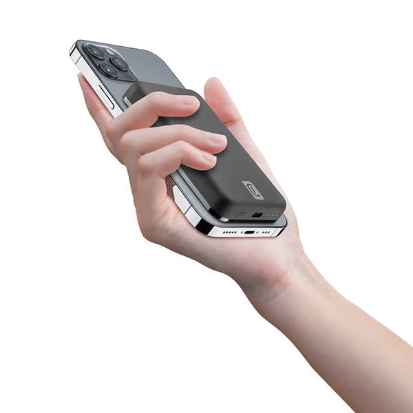 Cellularline MAG 5000 - Induktionsströmbank 5000mAh 7,5W MagSafe (svart)