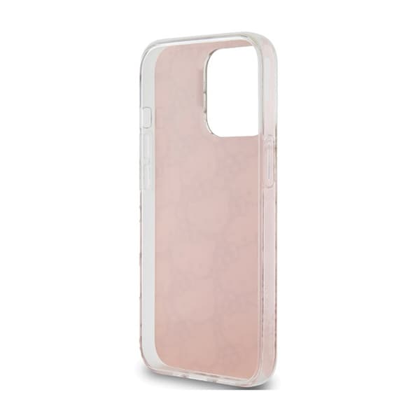 Hello Kitty IML Gradient Electrop Crowded Kitty Head - iPhone 15 Pro Max -kotelo (vaaleanpunainen)
