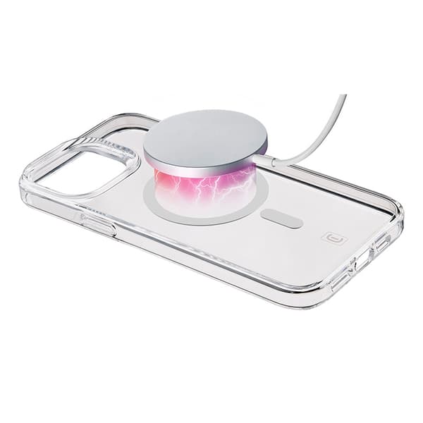 Cellularline Gloss Mag - iPhone 15 MagSafe Fodral (Transparent)