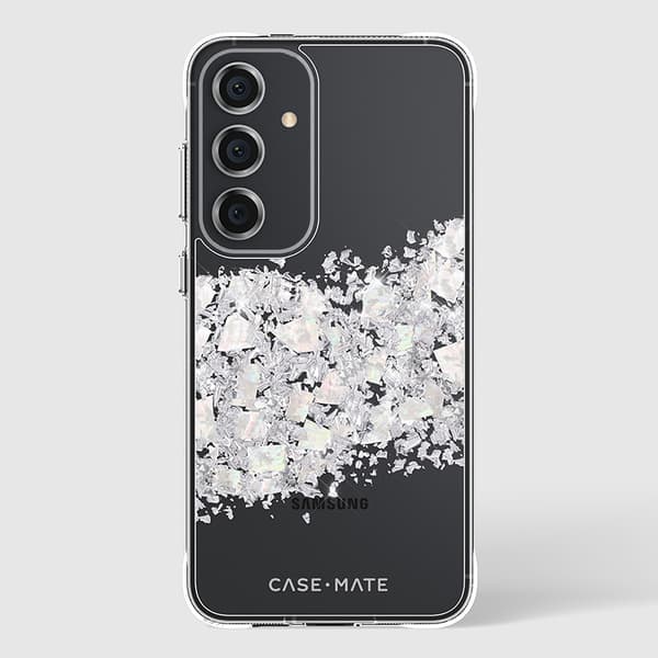Case-Mate Karat - Samsung Galaxy S24+ -kuori, joka on koristeltu helmillä (A Touch of Pearl)