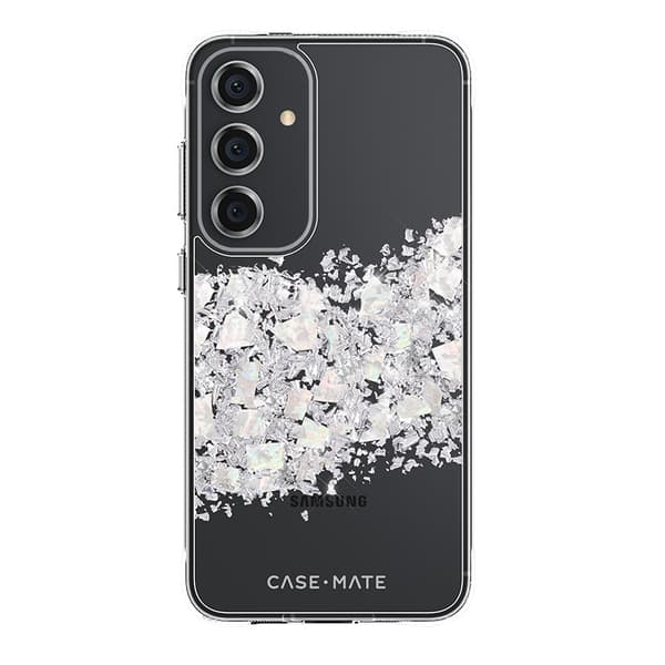 Case-Mate Karat - Samsung Galaxy S24+ -kuori, joka on koristeltu helmillä (A Touch of Pearl)