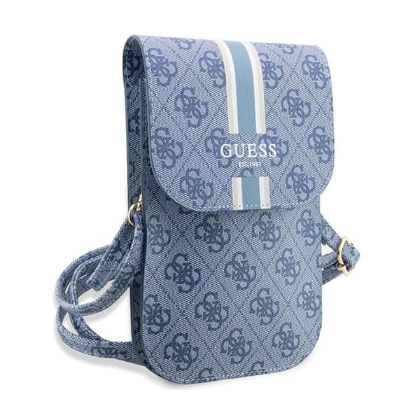 Guess 4G Stripes - Crossbody telefontaske (blå)