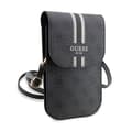 Miniatyrbild 3 av 5: Guess 4G Stripes - Crossbody-telefonväska (svart)