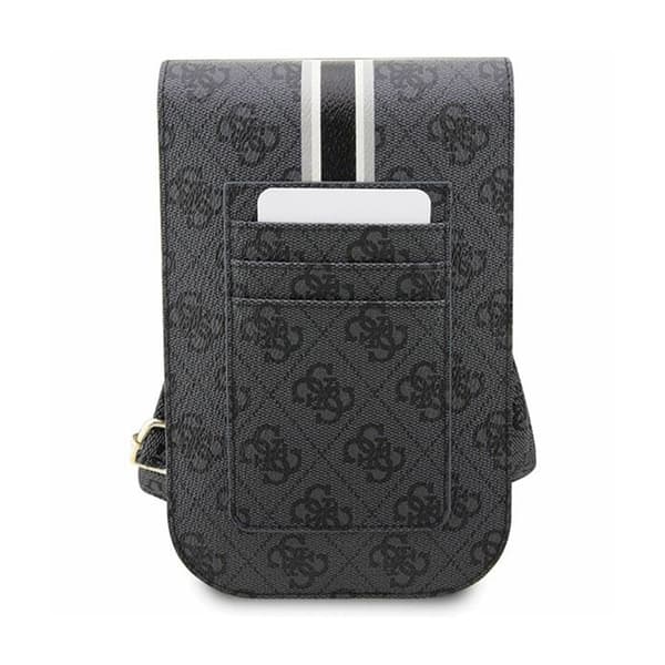Guess 4G Stripes - Crossbody-telefonväska (svart)