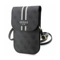 Miniatyrbild 1 av 5: Guess 4G Stripes - Crossbody-telefonväska (svart)