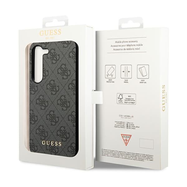 Guess 4G Charms Collection - Samsung Galaxy S24+ etui (sort)