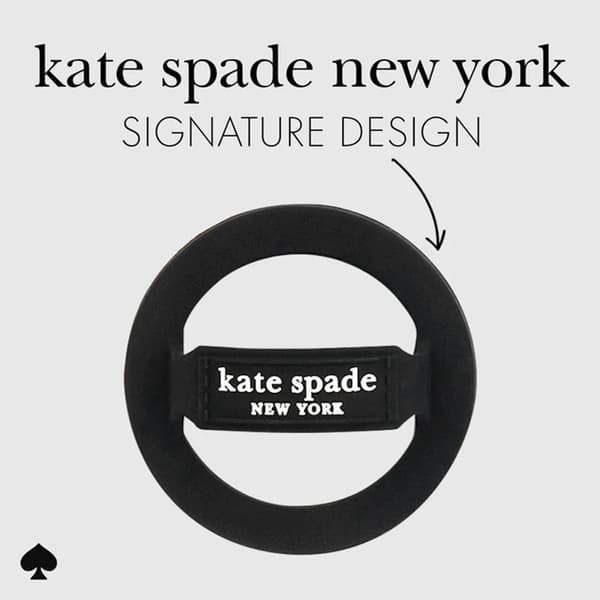 Kate Spade New York Magnetic Loop Grip - MagSafe Finger Grip (musta)