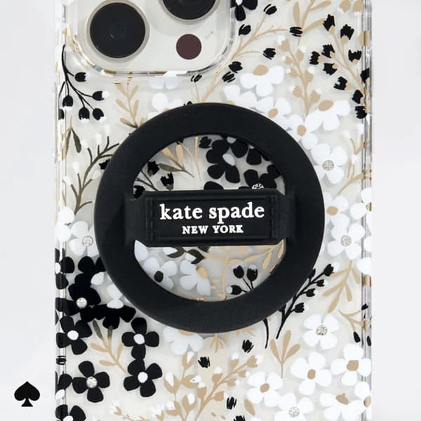 Kate Spade New York Magnetic Loop Grip - MagSafe Finger Grip (musta)