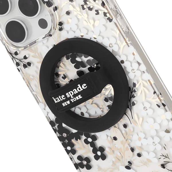 Kate Spade New York Magnetic Loop Grip - MagSafe Finger Grip (musta)