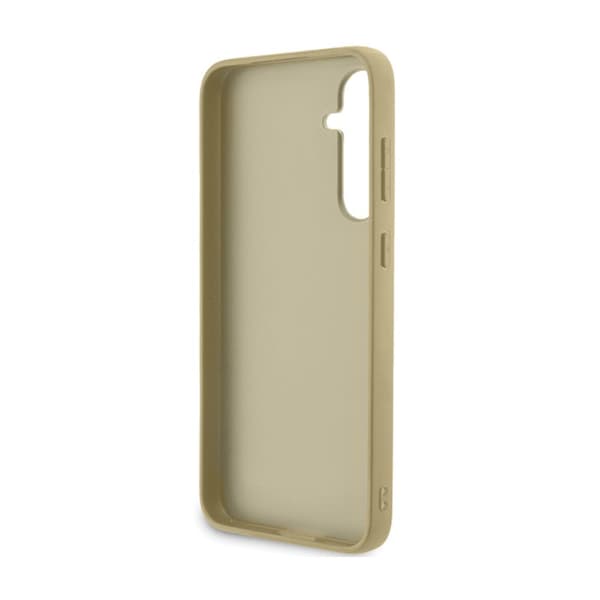 Guess Glitter Script Big 4G - Samsung Galaxy S23 FE-fodral (guld)